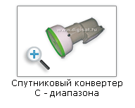 Настройка спутниковой антенны в теории. Спутниковый конвертер C - диапазона.